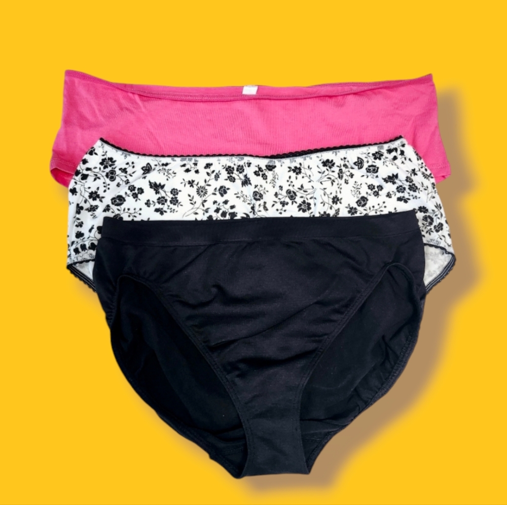3pc M Victoria's Secret & La Vie en Rose panty
